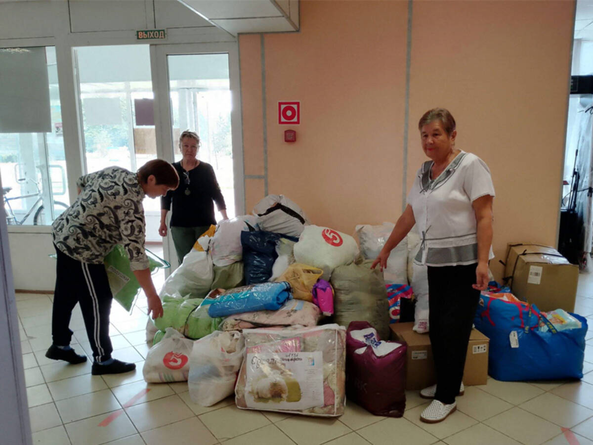 Жители Комаричского района отправляют помощь пострадавшим курянам