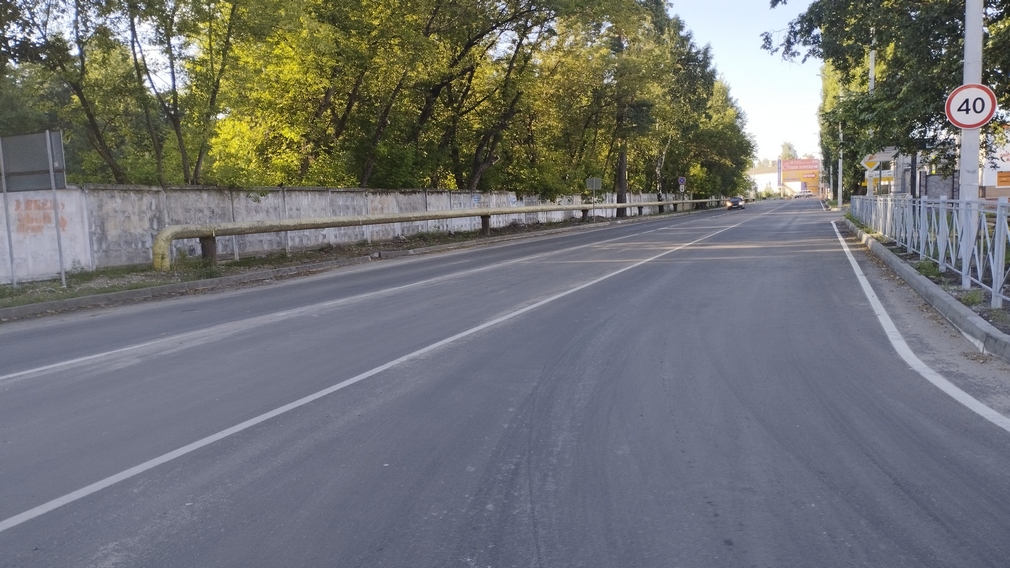 В Брянске по нацпроекту отремонтировали дорогу от проспекта Московского до улицы Соборной