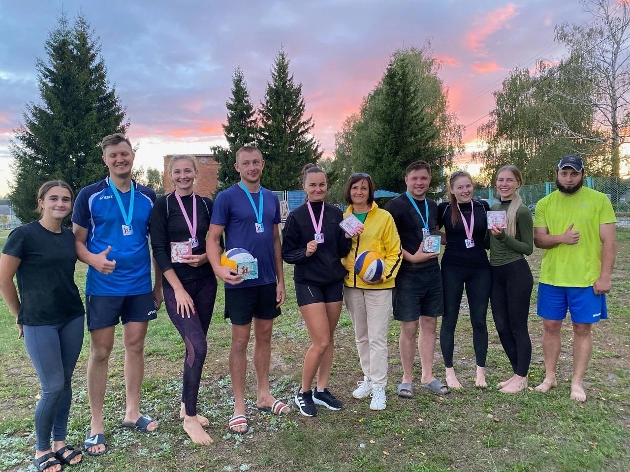 Праздник волейбола прошёл в Климово