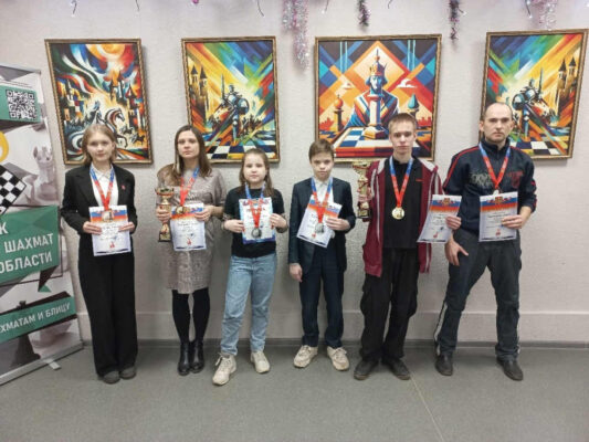Унечские шахматисты стали победителями и призерами Чемпионата Брянской области по блицу