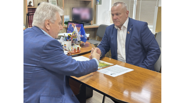 Спикер Брянской областной Думы Валентин Суббот совершил рабочую поездку в приграничный Погарский район