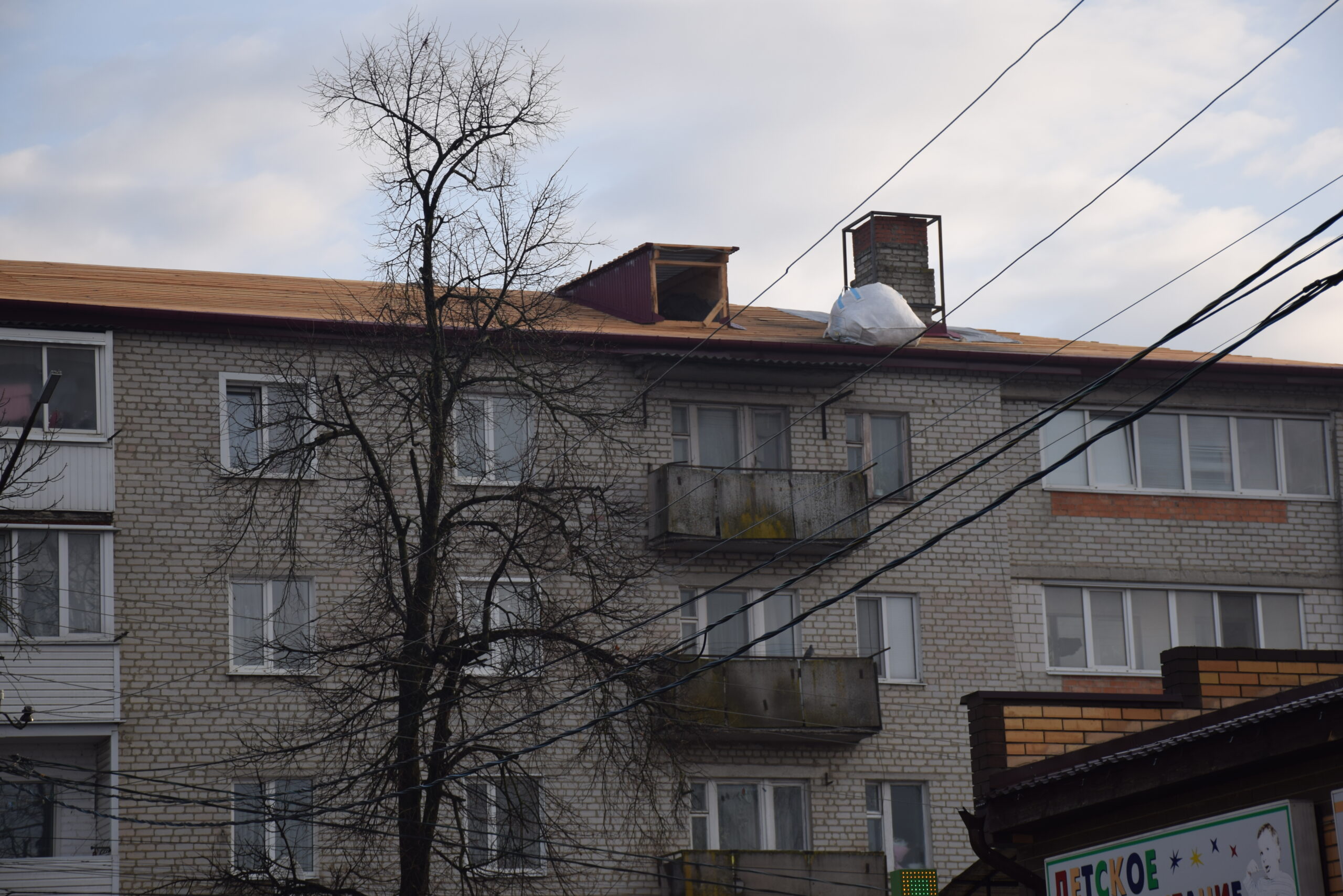 В Климово продолжается капитальный ремонт многоквартирных домов