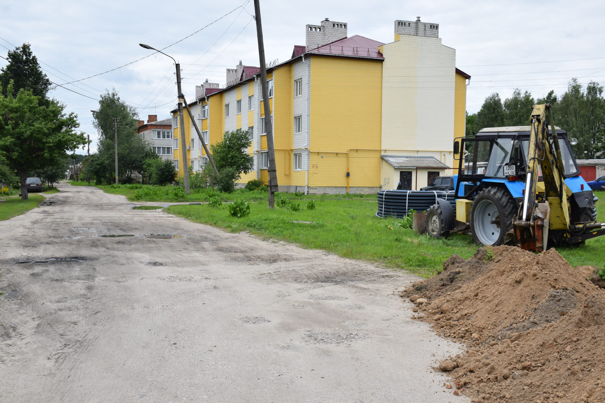 В Климово в 2025 году заасфальтируют улицы Горького и Сосновую