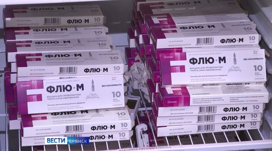 На Брянщине началась кампания по вакцинации против гриппа