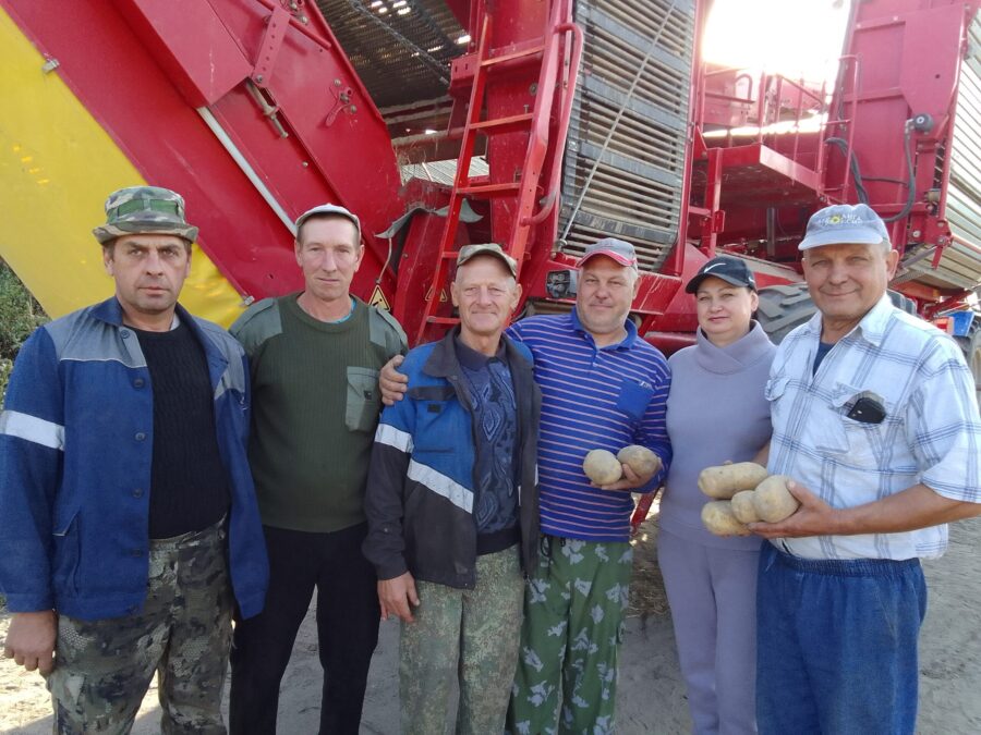 В фермерском хозяйстве Михаила Рублева Климовского района завершают сбор картофеля