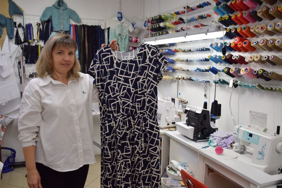 В ателье климовчанки рождаются уникальные вещи