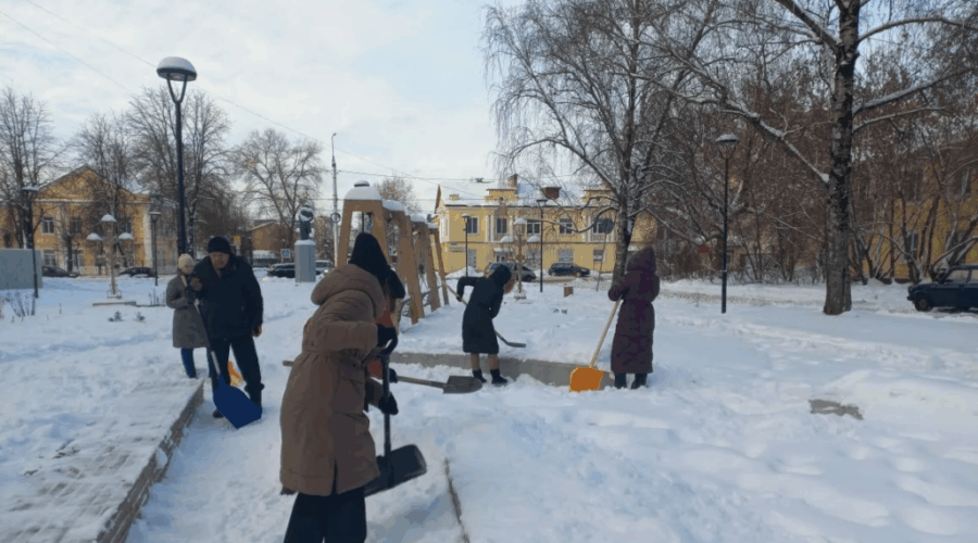 В Брянске к «Снежному десанту» присоединились уже более тысячи человек
