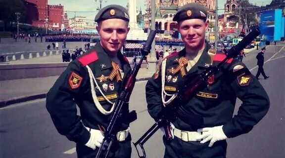 Евгений Солодовников принимал участие в параде на Красной площади