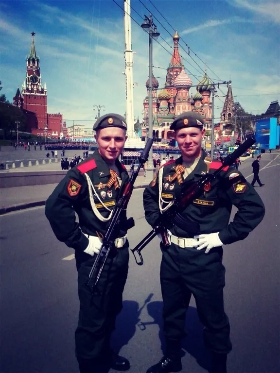 Евгений Солодовников принимал участие в параде на Красной площади