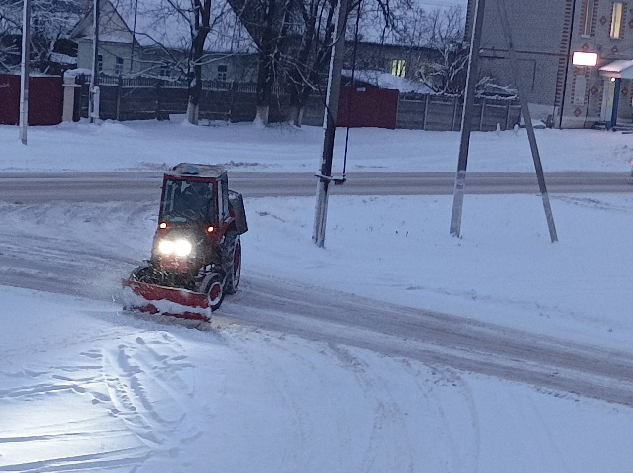 Климовский район готовится к предстоящему снегопаду