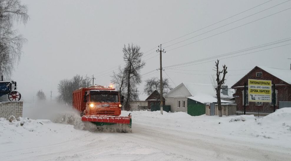 Как обещали синоптики, снегопад начался в Климовском районе в ночь на 19 февраля.
