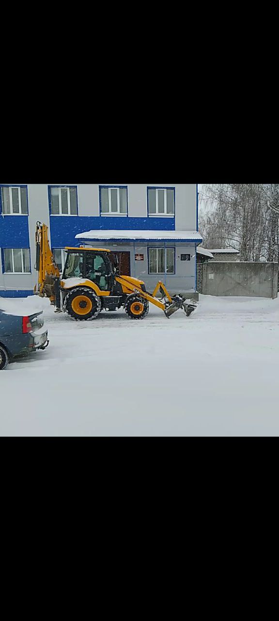 Снегопад в Климовском районе не прекращается