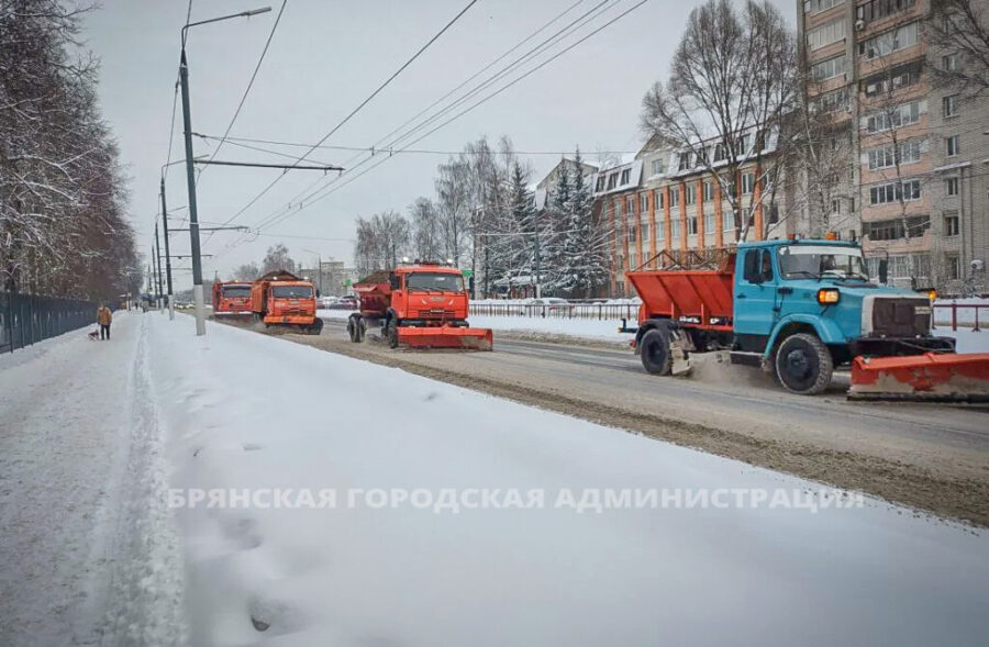 Более 4 200 тонн снега вывезли с брянских улиц