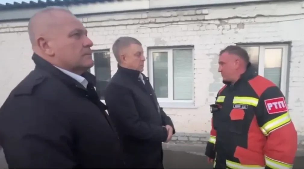 Александр Богомаз прибыл на место ракетного удара