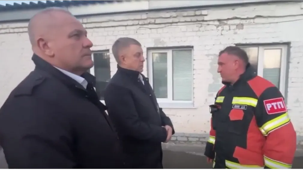 Александр Богомаз прибыл на место ракетного удара