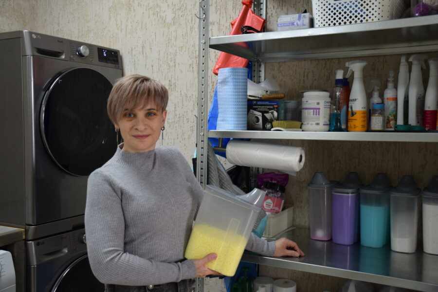 В Климово по соцконтракту заработала прачечная