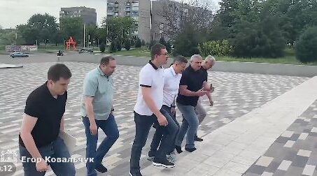 Егор Ковальчук находится с рабочей поездкой в Брянке ЛНР