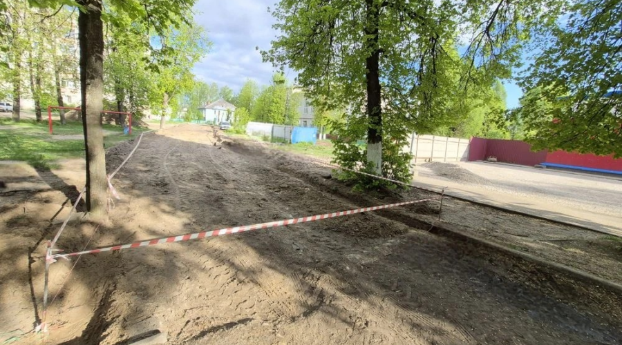 В Сельцо активно обновляют дороги и облагораживают общественные пространства