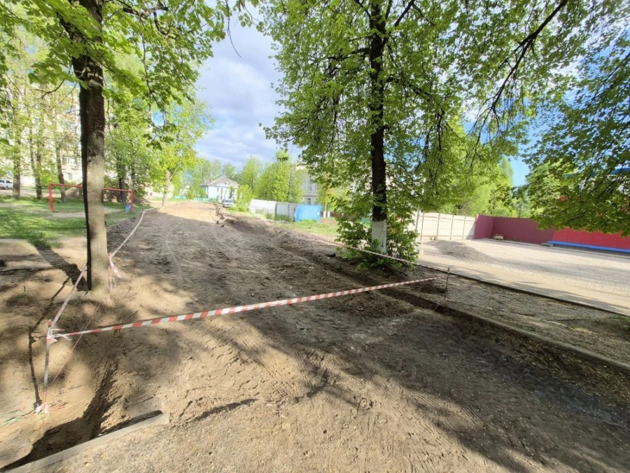 В Сельцо активно обновляют дороги и облагораживают общественные пространства