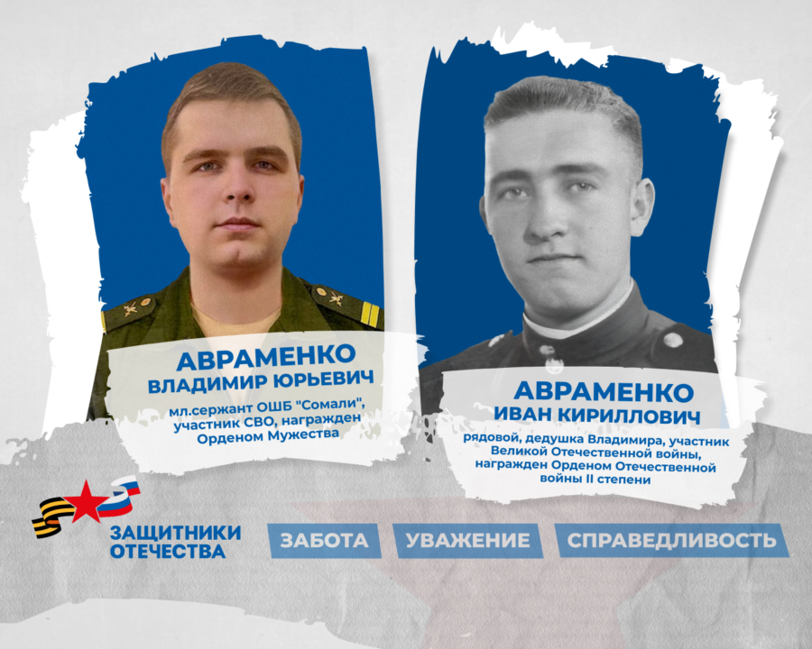 Медиапроект фонда «Защитники Отечества» объединил истории потомков участников ВОВ