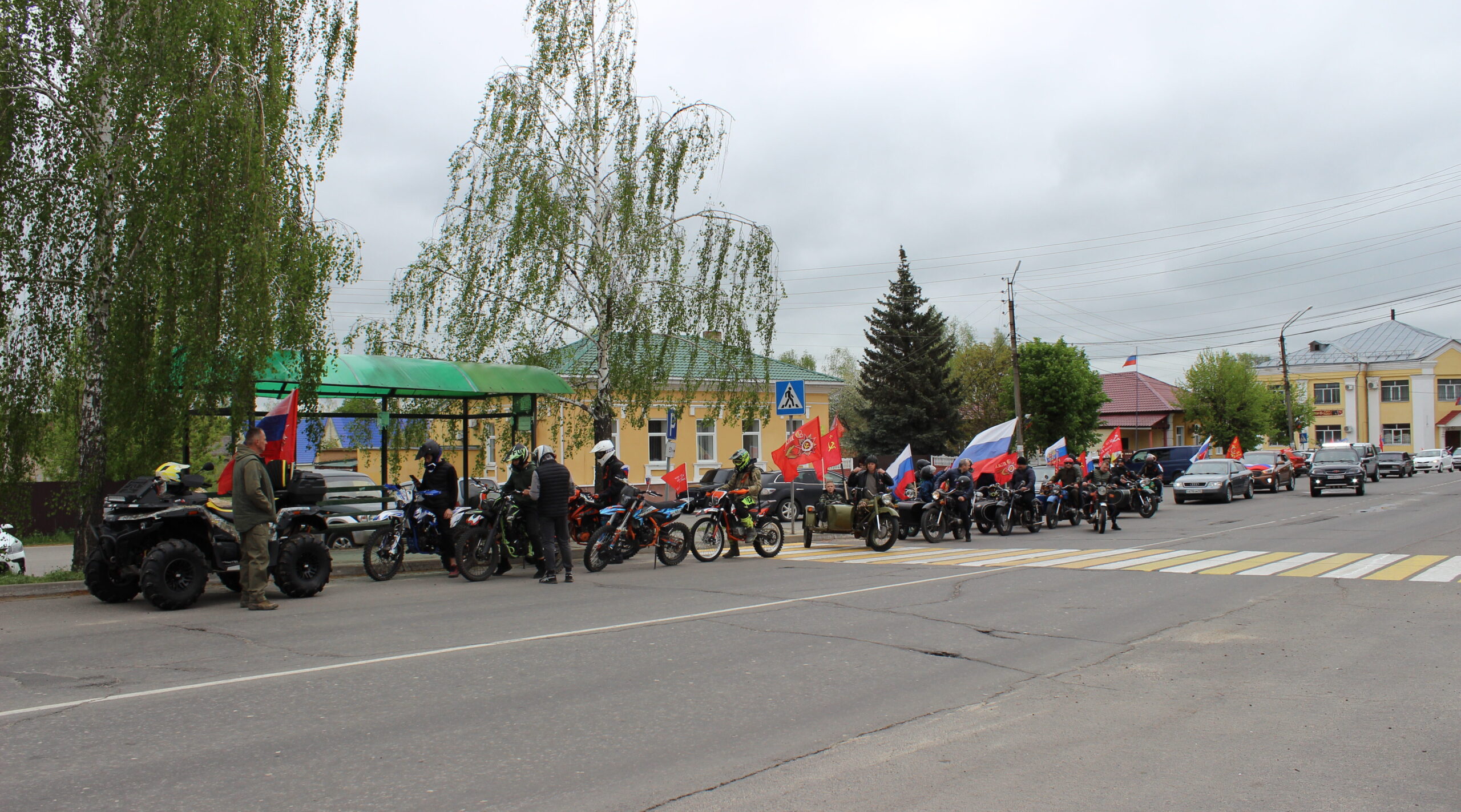 9 мая в Климово состоялся автопробег.