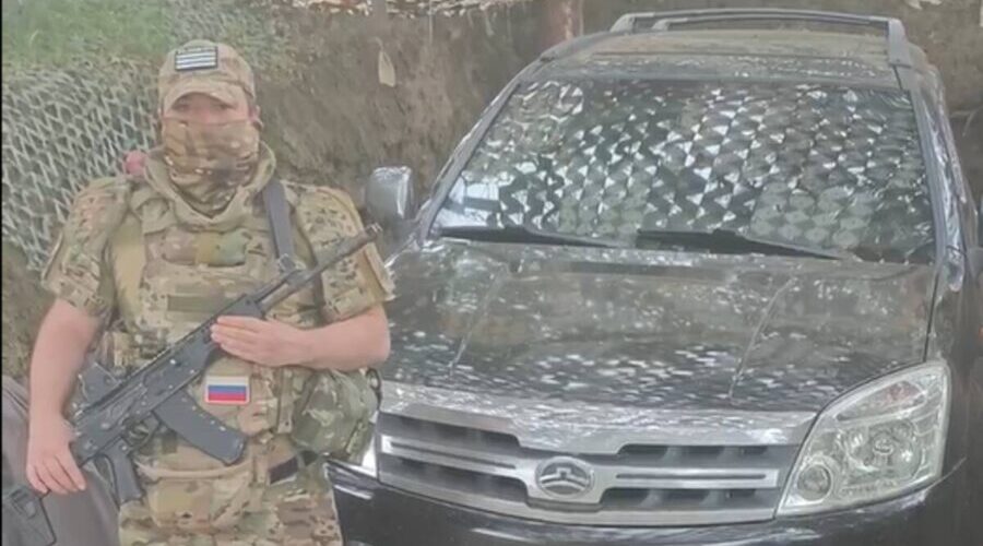 Защитникам границы в Суземском районе волонтеры приобрели автомобиль