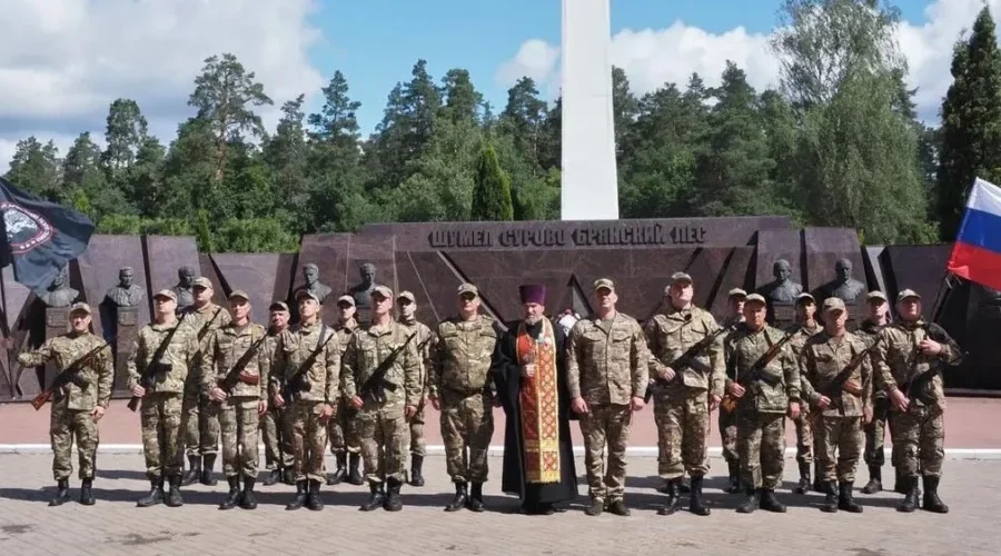 Новые бойцы бригады «БАРС-Брянск» приняли присягу