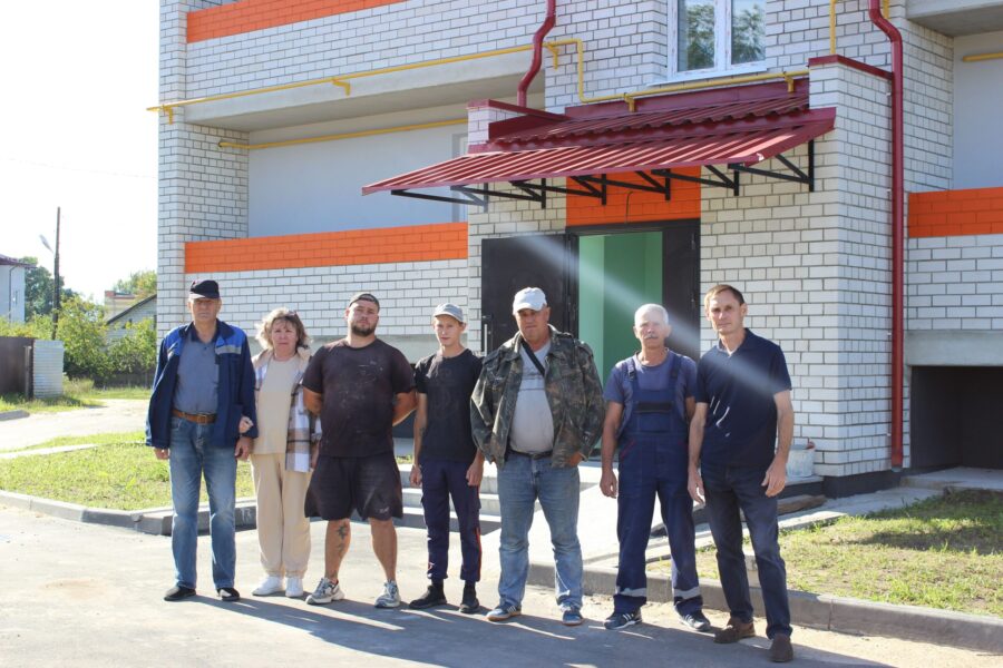 Климовский строители отмечают праздник