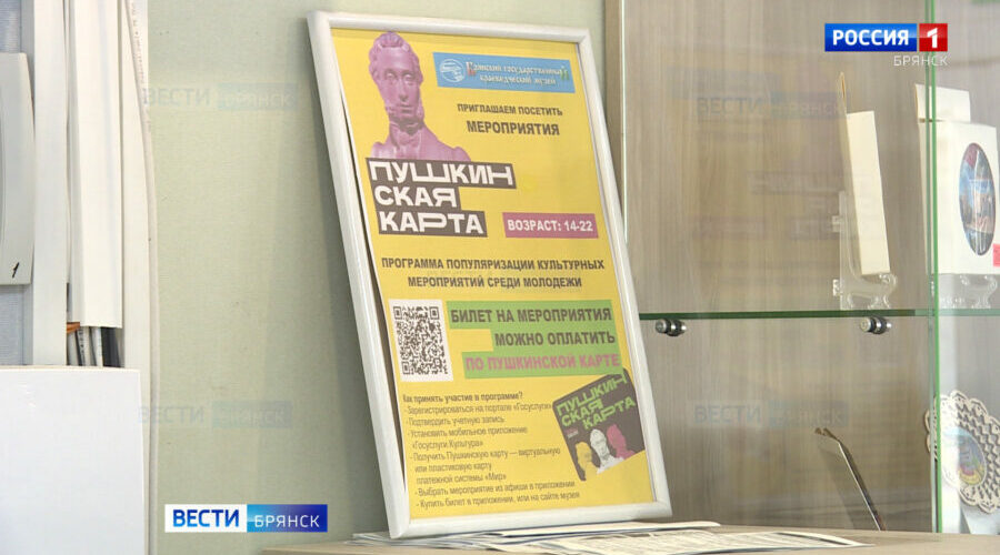 Брянщина вошла в число лучших регионов РФ по проекту «Пушкинская карта»