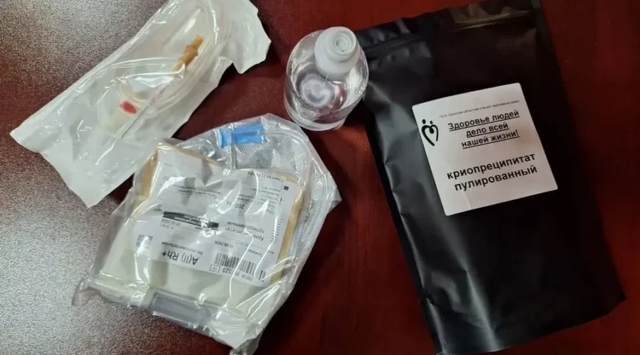 Бойцов бригады «БАРС-Брянск» обеспечили компонентами крови
