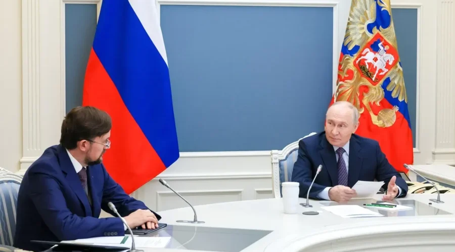 Егор Ковальчук принял участие в режиме видеосвязи