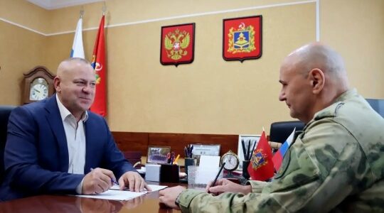 Председатель Брянской областной Думы Валентин Суббот провёл рабочую встречу
